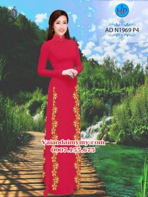 Vải áo dài Hoa in 3D AD N1969 15