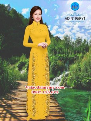 Vải áo dài Hoa in 3D AD N1969 20