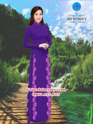 Vải áo dài Hoa in 3D AD N1969 23