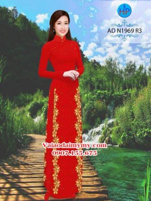 Vải áo dài Hoa in 3D AD N1969 21