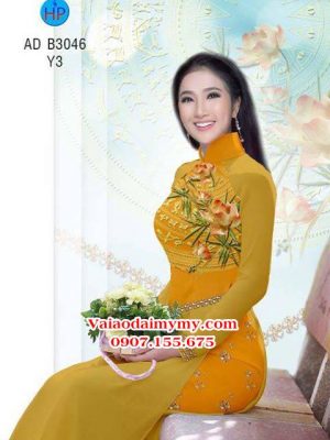 1527777348 627 vai ao dai trong dong va hoa sen ad