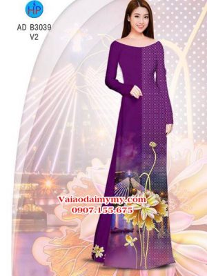 1527781706 287 vai ao dai sen vang long lay ad