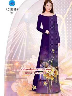 1527781707 278 vai ao dai sen vang long lay ad