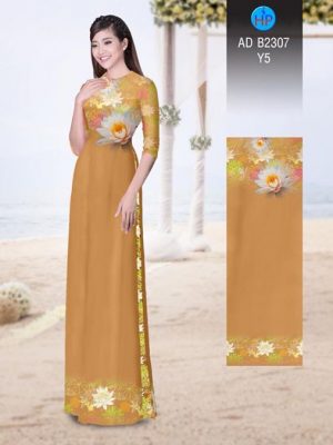 Vải áo dài Hoa Súng AD B2307 16