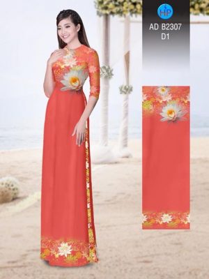 Vải áo dài Hoa Súng AD B2307 20