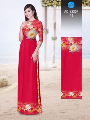 Vải áo dài Hoa Súng AD B2307 23