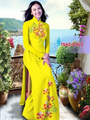 Vải áo dài hoa phượng AD TNAD 3146 14
