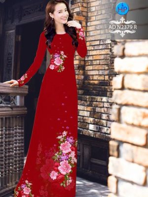 Vải áo dài Hoa Cẩm Chướng AD N2379 21