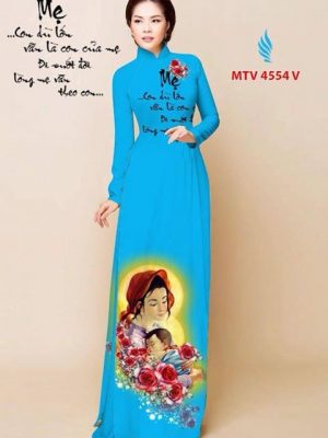 Vải áo dài tình mẹ AD MTV 4554 21