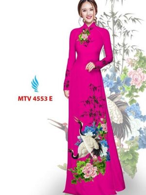 Vải áo dài cò và trúc AD MTV 4553 18