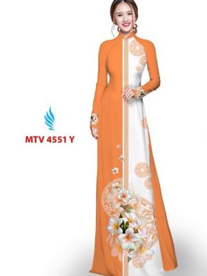 Vải áo dài hoa sứ AD MTV 4551 14
