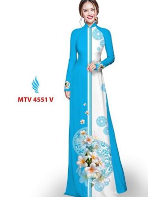 Vải áo dài hoa sứ AD MTV 4551 19