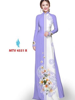 Vải áo dài hoa sứ AD MTV 4551 23