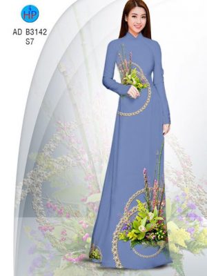 1529770760 410 vai ao dai hoa ly xanh ad