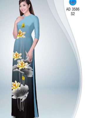 1529854175 150 vai ao dai sen vang mua vu lan ad