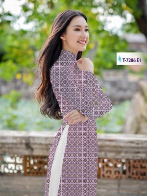 Vải áo dài hoa văn AD T7286 17