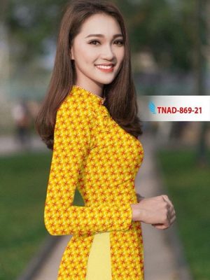 Vải áo dài hoa nhí đều AD TNAD 869 24