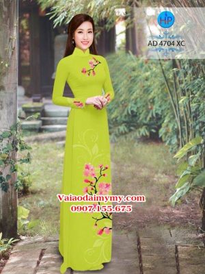 1530756602 85 vai ao dai hoa dao xinh tuoi ad