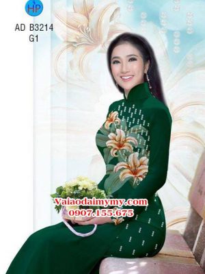 Vải áo dài Ly ly sang và đẹp AD B3214 14