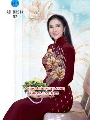 Vải áo dài Ly ly sang và đẹp AD B3214 17