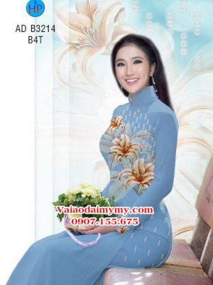 Vải áo dài Ly ly sang và đẹp AD B3214 23