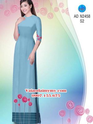 1532121212 44 vai ao dai hoa xinh va soc ad