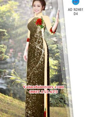 1532253267 36 vai ao dai hoa hong tren nen kim tuyen lap lanh ad