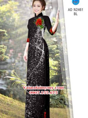 1532253267 633 vai ao dai hoa hong tren nen kim tuyen lap lanh ad