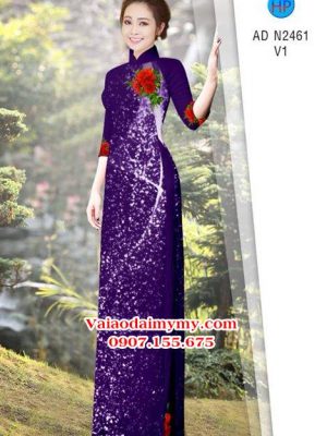 1532253267 900 vai ao dai hoa hong tren nen kim tuyen lap lanh ad