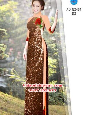 1532253267 903 vai ao dai hoa hong tren nen kim tuyen lap lanh ad