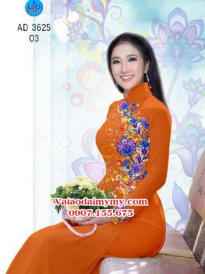Vải áo dài Hoa in 3D AD 3625 17