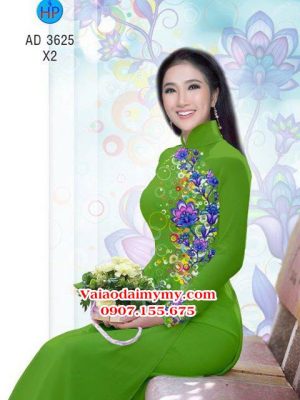 Vải áo dài Hoa in 3D AD 3625 15
