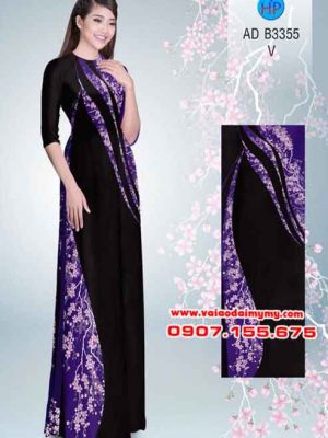 1533659906 271 vai ao dai hoa dao ket hop lap the den dep sang ad