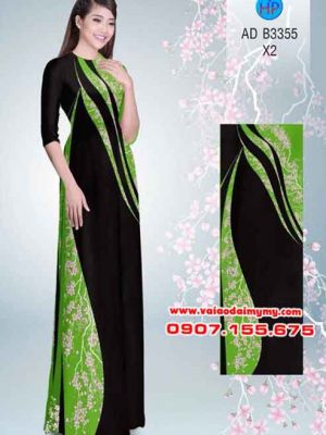 1533659906 53 vai ao dai hoa dao ket hop lap the den dep sang ad