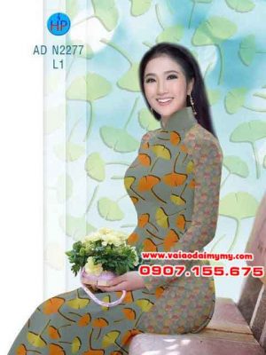 Vải áo dài Lá thu AD N2277 22