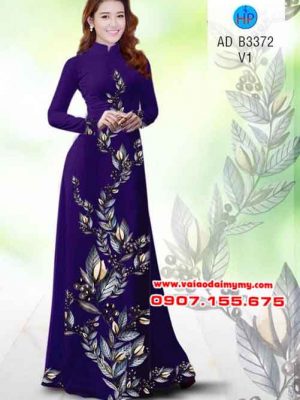 Vải áo dài Lá AD B3372 21