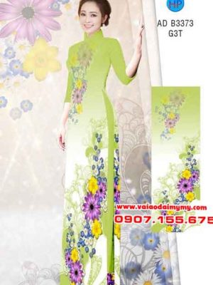 Vải áo dài Hoa in 3D AD B3373 17