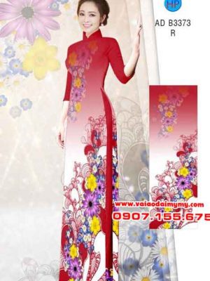 Vải áo dài Hoa in 3D AD B3373 20