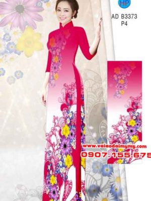 Vải áo dài Hoa in 3D AD B3373 21