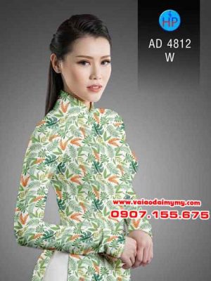 Vải áo dài Lá đều nguyên áo AD 4812 21