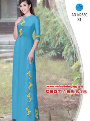 1535538761 147 vai ao dai hoa hong nho xinh ad