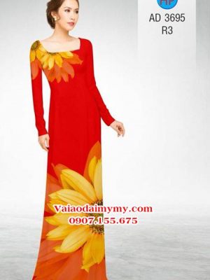 1536292834 408 vai ao dai chao ngay moi hoa huong duong ruc ro va am ap ad