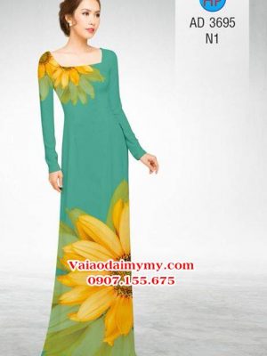 1536292835 91 vai ao dai chao ngay moi hoa huong duong ruc ro va am ap ad