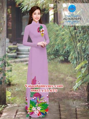 Vải áo dài Hoa lyly AD N2570 15