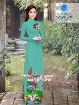 Vải áo dài Hoa lyly AD N2570 16