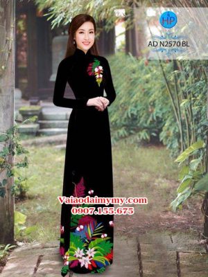Vải áo dài Hoa lyly AD N2570 19