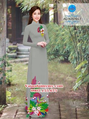 Vải áo dài Hoa lyly AD N2570 23
