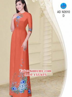 Vải áo dài Hoa in 3D AD N2610 15