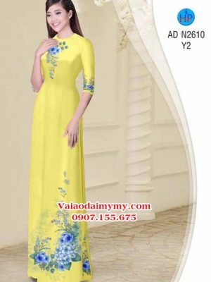 Vải áo dài Hoa in 3D AD N2610 20