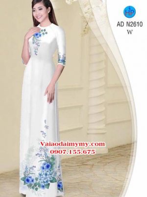 Vải áo dài Hoa in 3D AD N2610 21